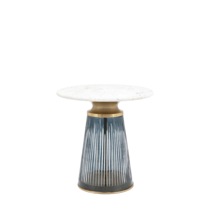 Pendelton End Table, Blue
