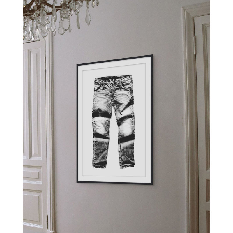 Live In Jeans 1 Print, 43.5" H x 29.5" W