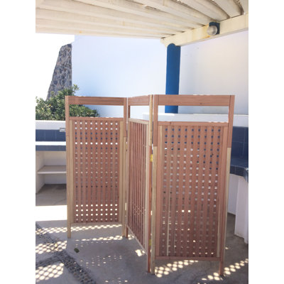 Cloison pliante 3 panneaux l 81 po x H 64 pi Aruba