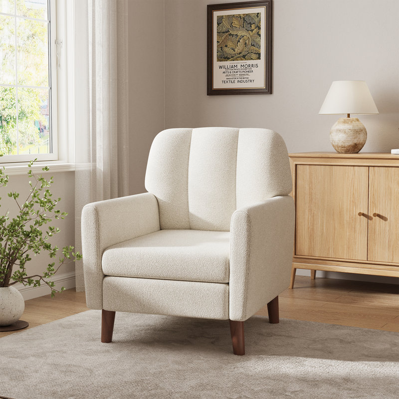 Fauteuil d'appoint rembourré moelleux pour le salon, 1