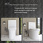 Toilette allongée à jet double siphonique 1,1 / 1,6 GPF Kiddie Furniture