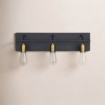 3 Light Dimmable Bath Bar