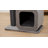 30.5" Cat Tower with Condo and Rubber Groomer
