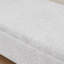 Banc de rangement ovale en tissu polaire-1723162214