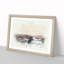Prague Czech Republic Skyline in Abstract - Picture Frame Graphic Art Print-55768196-55768197