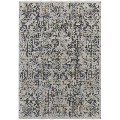 Tapis oriental bleu marine Adeleke