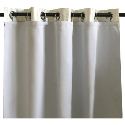 Doublure de rideau occultant et isolant thermique 2 panneaux par doublure