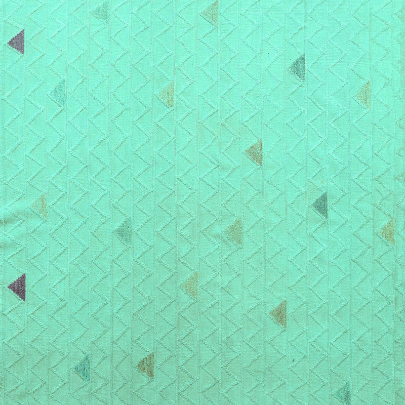 Washable Geometric Indoor Rug, Square 4'