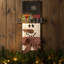 Sculpture volet bonhomme de neige en bois