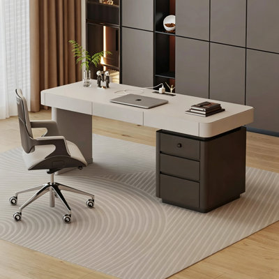 62.99"Modern minimalist rectangular office desk