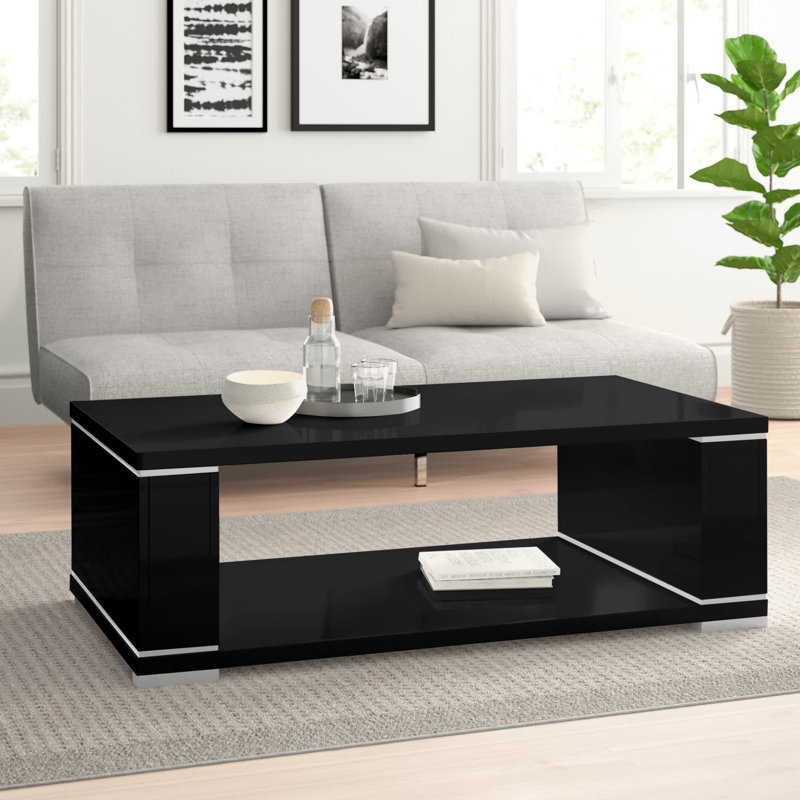 Despain Coffee Table, High-gloss Black