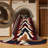 Washable Navajo Chevron Southwestern Area Rug-1257903982