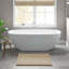 Tapis pour salle de bain réversible 100% coton 3000 x 3000 po 17 x 24 po avec fonction antidérapante, facile à nettoyer, doux au toucher, lavable à la machine-234369967