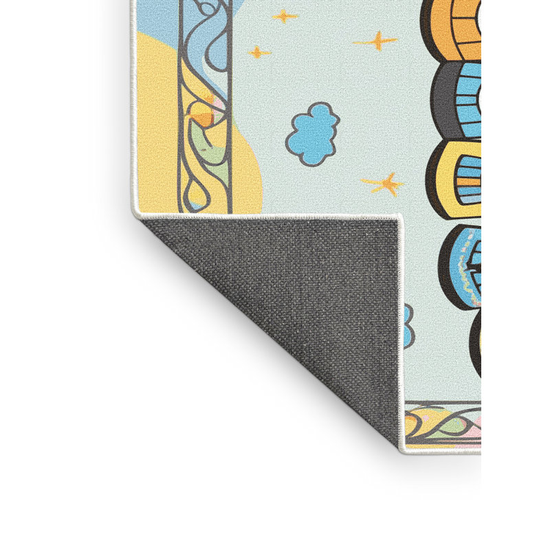 Tapis pour enfant Zoomie, Rectangulaire 8 pi x 12 pi