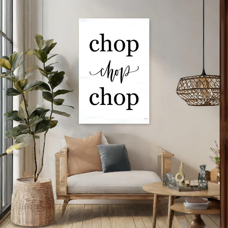 Art contemporain Chop Chop Chop, H 48 po x l 32 po