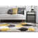 Good Vibes Christifer Geometric Gold/Gray/Black Area Rug