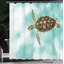 Ensemble de rideau de douche et crochets Turtle-2078075753