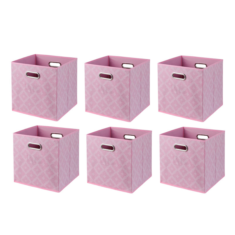 Red Barrel Studio® Decorative Bin, Pink