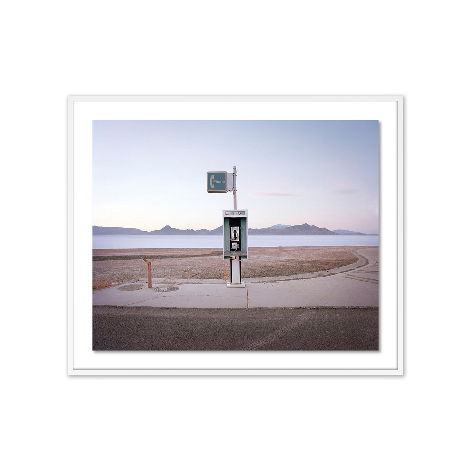 Bonneville Pay Phone by Ryann Ford, White, 40" H x 48" W x 2.5" D