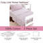 Drap 3 pièces rose et blanc Maksimus