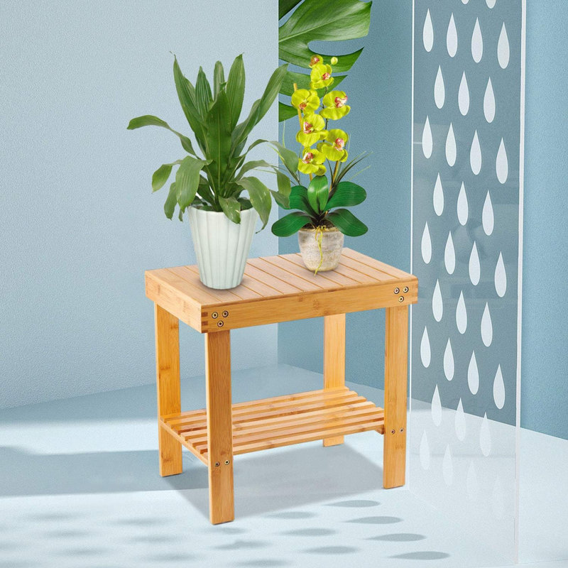 11'' W Bamboo Shower Bench