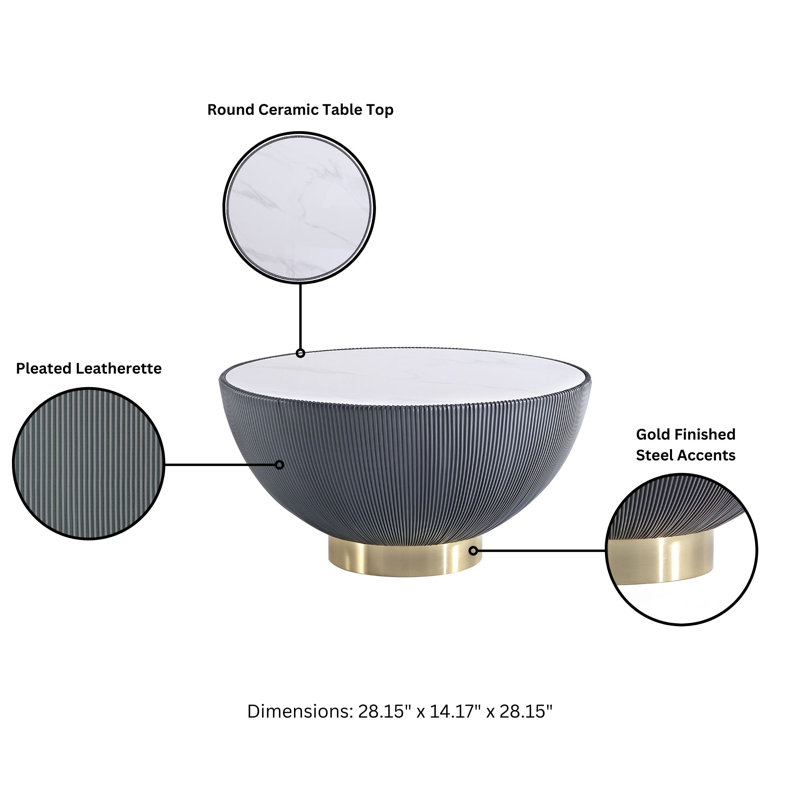 Thaine 2 - Piece Living Room Table Set, Gray