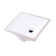 LACAVA Spring 15.25'' Porcelain Square Bathroom Sink with Overflow