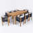 Sand Cushion / Black/Teak Frame selected