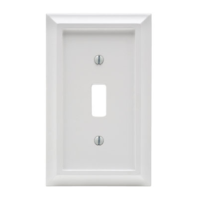 Deerfield 1-Gang Toggle Light Switch Wall Plate