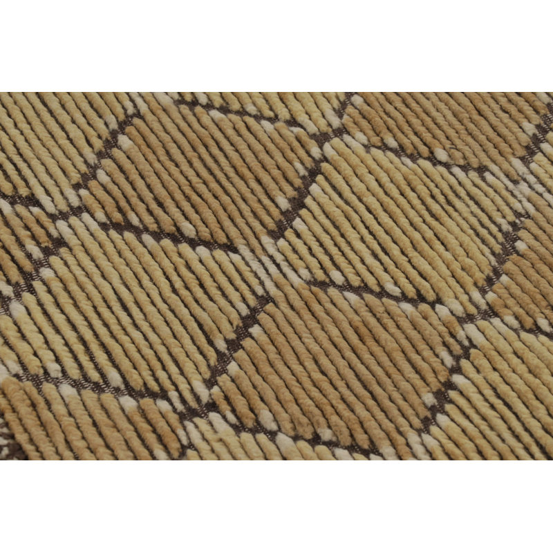 Scandinavian One-of-a-Kind 8'0X10'0 Hand Knotted Area Rug