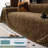 5-Seater Ultra-Thick Winter Soft Plush Couch Cover – Washable Furniture Protector for Dogs, Pets, Anti-Slip, Anti-Dust Sofa Cushion Cover, 165.35 x 66.93 Inches-339276580