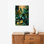 «Dark Tropical Leaves III», reproduction d'art murale contemporaine abstraite
