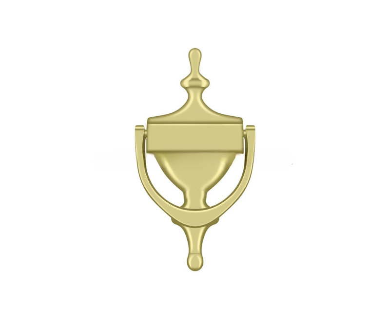 Heurtoir de porte Deltana DK7356U3; Victorien; Finition laiton brillant, Laiton brillant