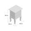 Adira 35cm W Manufactured Wood Bedside Table
