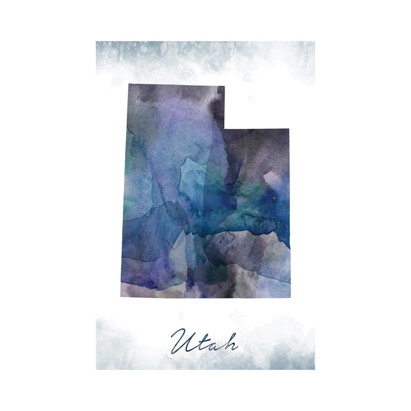 Utah State Bluish - Wrapped Canvas Print, 101.6cm H x 66.04cm W
