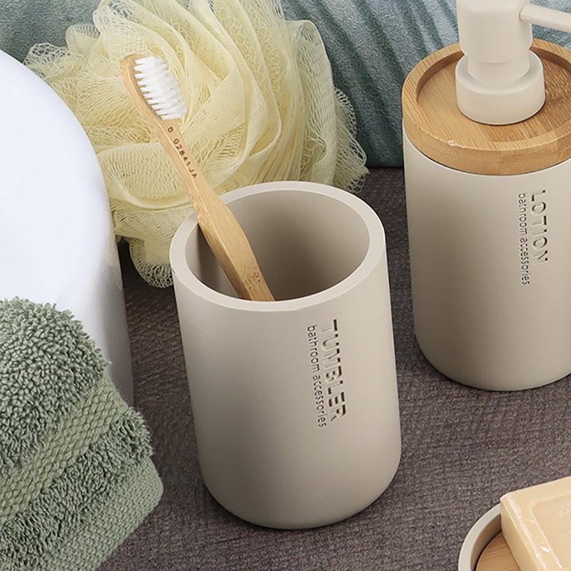 Porte-brosses / brosses à dents de salle de bain Collection Willis, Beige