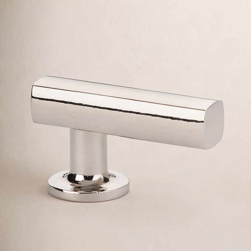 Urban Modern Bar Knob, Polished Nickel