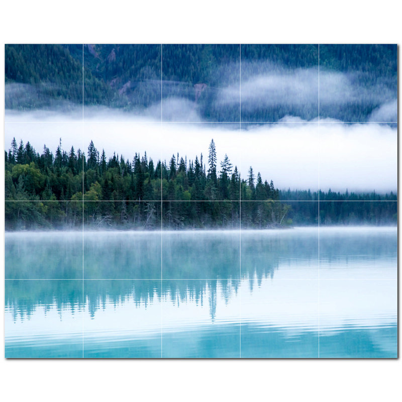 12'' x 12'' Satin Ceramic Decorative Mural