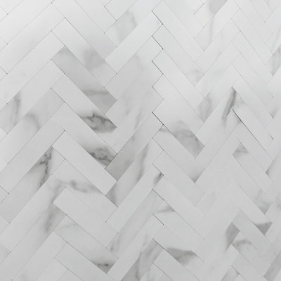 Bond Tile Easy Luxe Herringbone Calacatta 10.31 in. x 10.31 in. SPC Peel and Stick Tile (0.73 Sq. Ft. / Sheet) Bond Tile Easy Luxe Herringbone Calacatta 10.31 in. x 10.31 in. SPC Peel and Stick Tile (0.73 Sq. Ft. / Sheet)