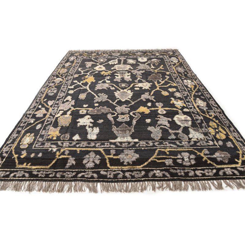 Tapis noir 9 x 12 Pryor