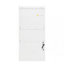 Garde-manger élégant de style shaker Eltera de 78 pouces avec portes en verre et surface rabattable-2126605373