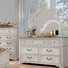 Commode 7 tiroirs avec miroir Miah