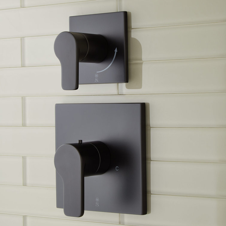 Hibiscus Thermostatic Shower Valve with Volume Control Trim