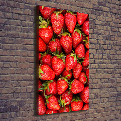 Strawberries - Wrapped Canvas Print