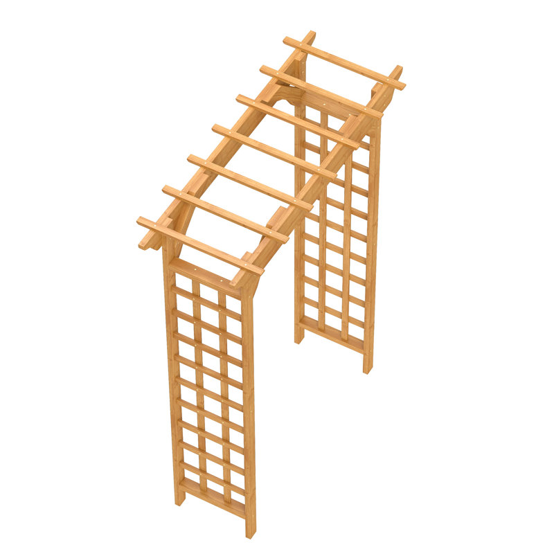 Treillis de mariage classique en bois