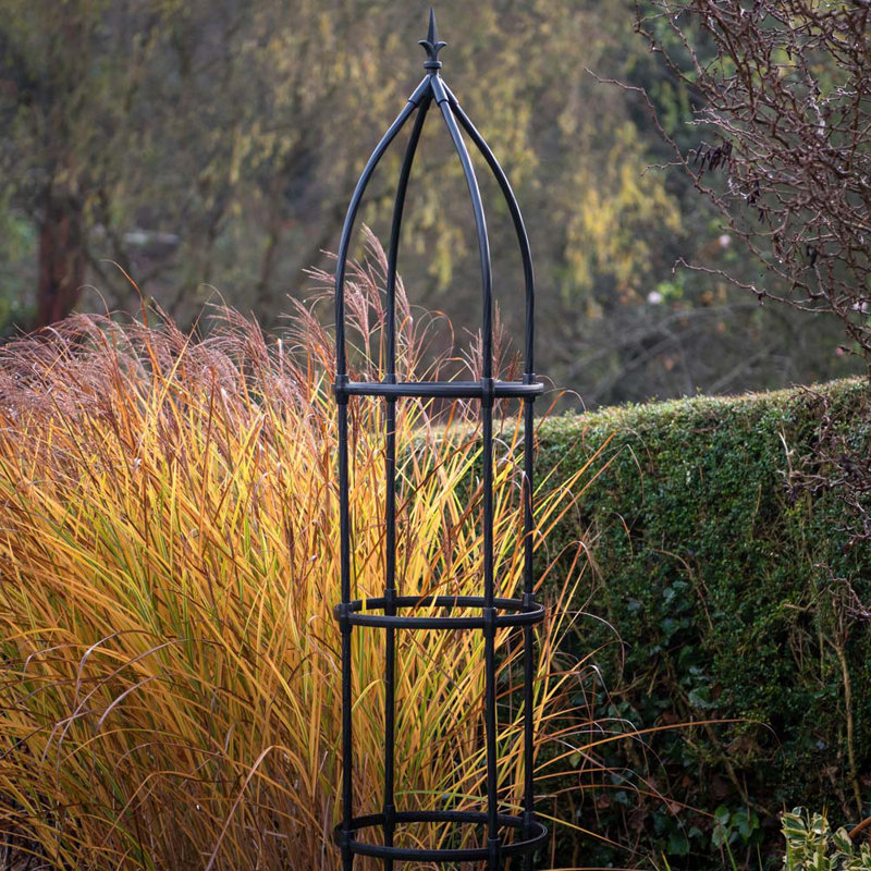 Banstead Metal Plant Support Obelisk (x2), 224cm H x 42cm W x 42cm D