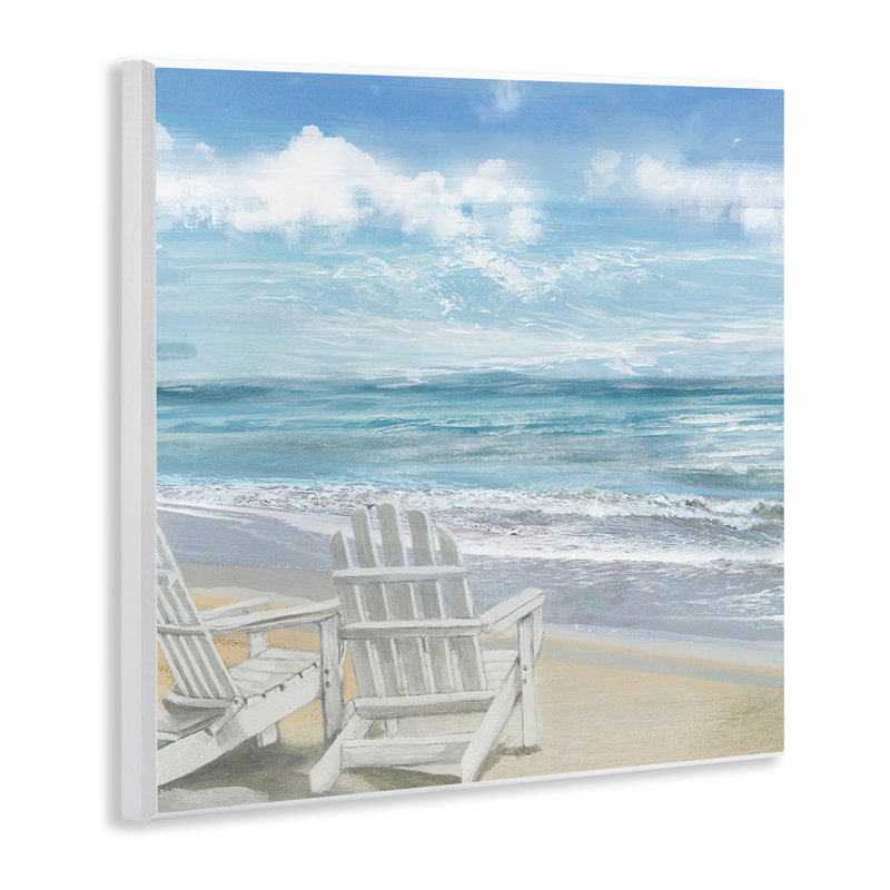 «Adirondack Chairs on the Beach», impression