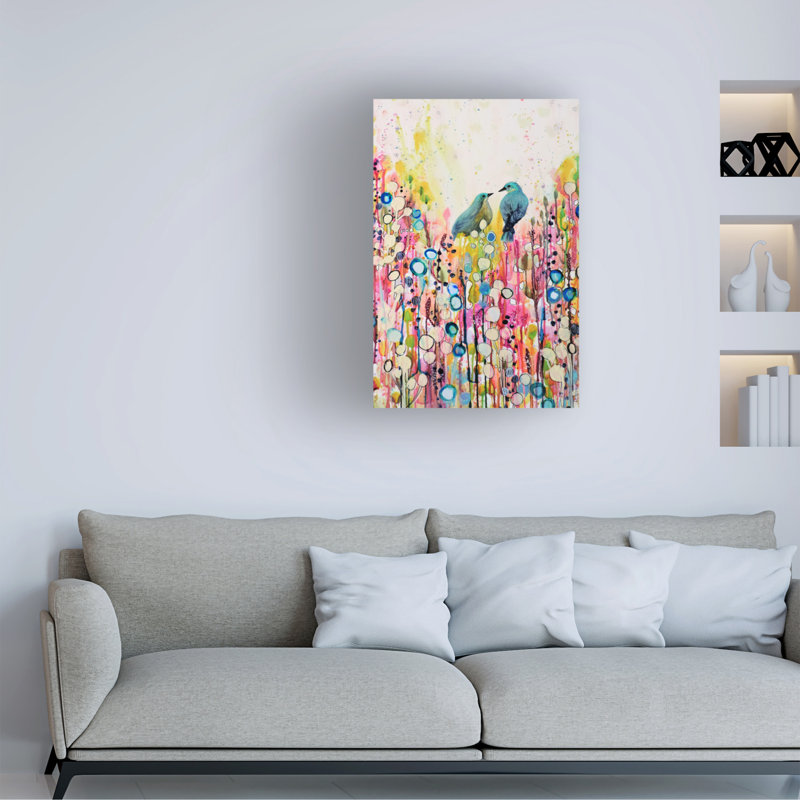 Art sur toile Sylvie Demers Dis Moi, H 19 po x l 12 po