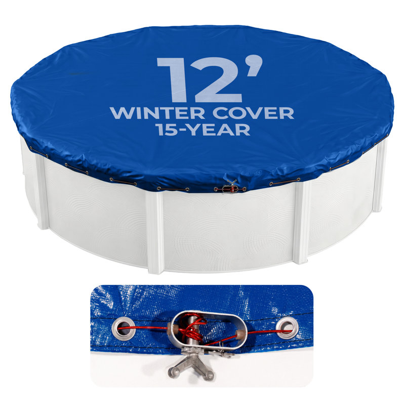 Couverture hivernale de piscine hors-terre de 15 ans, 12'