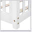 Lit plateforme simple avec clôture sans porte
